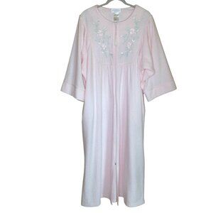 Collette Woman by Miss Elaine Robe Housecoat Pink 2X